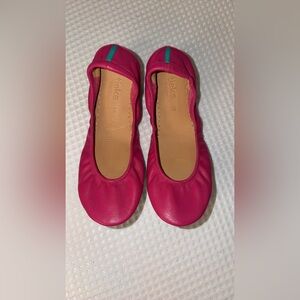 Tieks Fuchsia Ballet Flats with Teal Accent